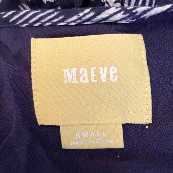 Anthropologie Dress Women’s Sz Small Maeve Indiga Patchwork Boho Corset Tassel - Picture 11 of 12